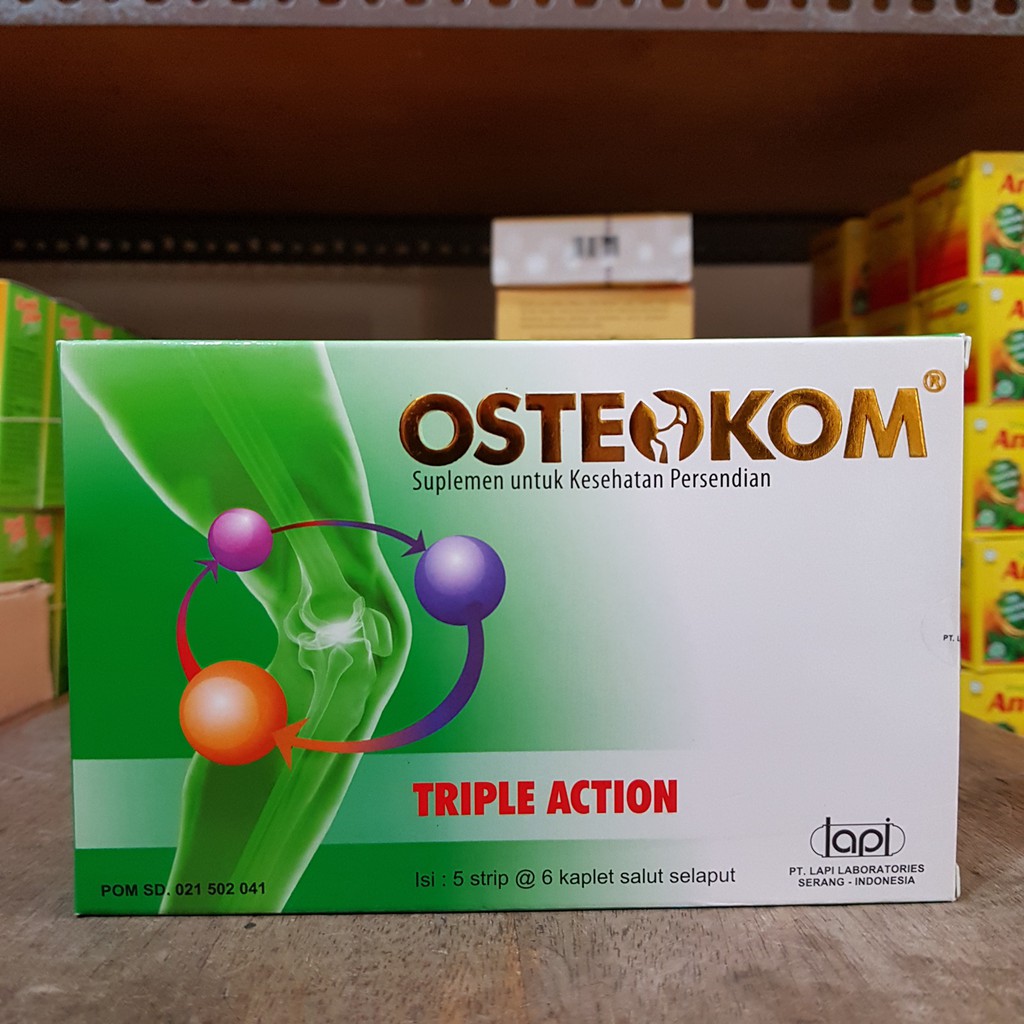 Osteokom Isi 30 Kaplet - Suplemen Persendian