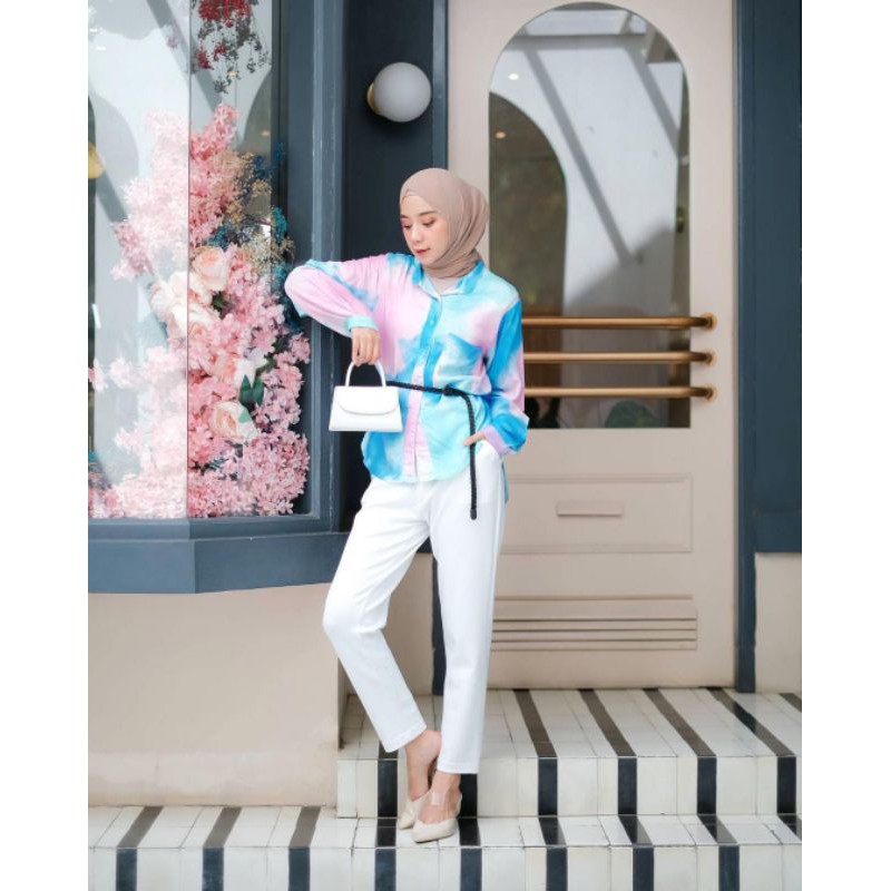 SHIRT KOREA - MOZZA SHIRT - ATASAN WANITA - PAKAIAN TERLARIS - KOREAN STYLE - PAKAIAN WANITA - SHIRT - CASUAL SHIRT