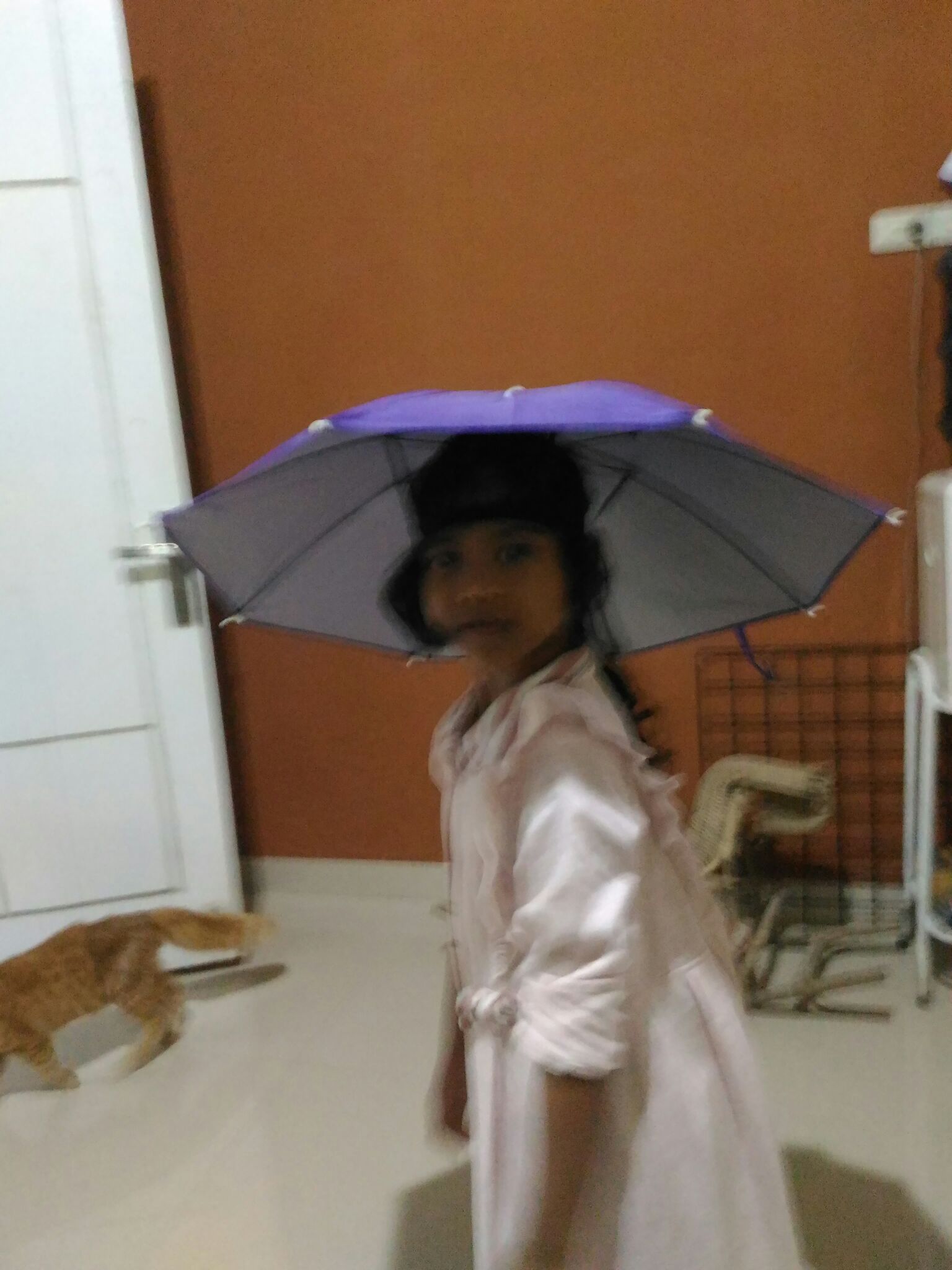 Payung Topi Kepala/topi Payung/payung Kepala Diameter 60cm