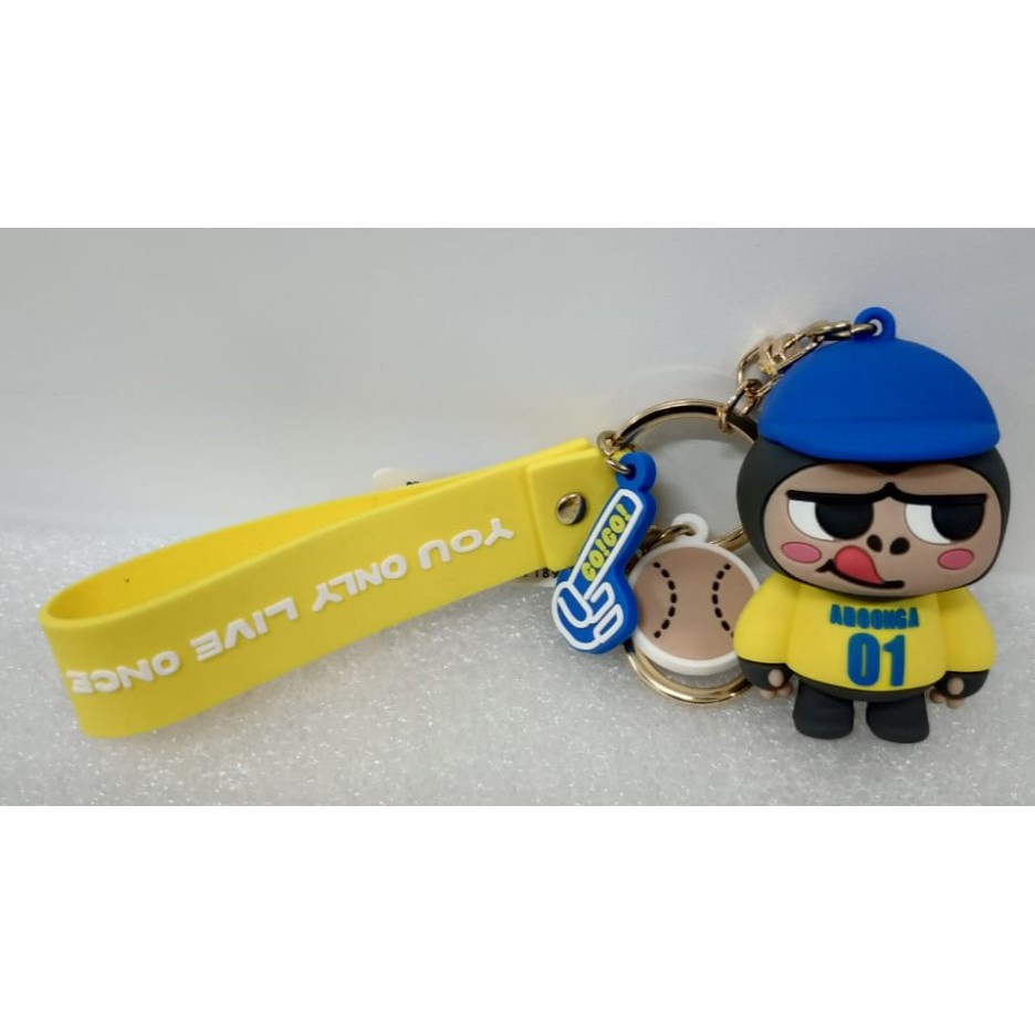 KKV - ADOONGA Pig scarlet Baseball Scarlet Key Chain