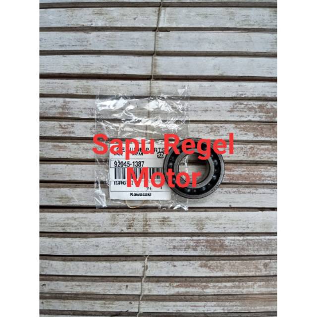 bearing kruk as kiri ninja 150 zx ukuran 6205 92045-1387 original kawasaki