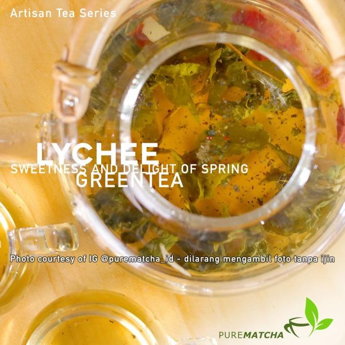 

[ COD ] Artisan Tea Cafe - Green Tea Lychee Fruity Sping Teh HORECA enak 50gr BOOM SALE Kode 1216