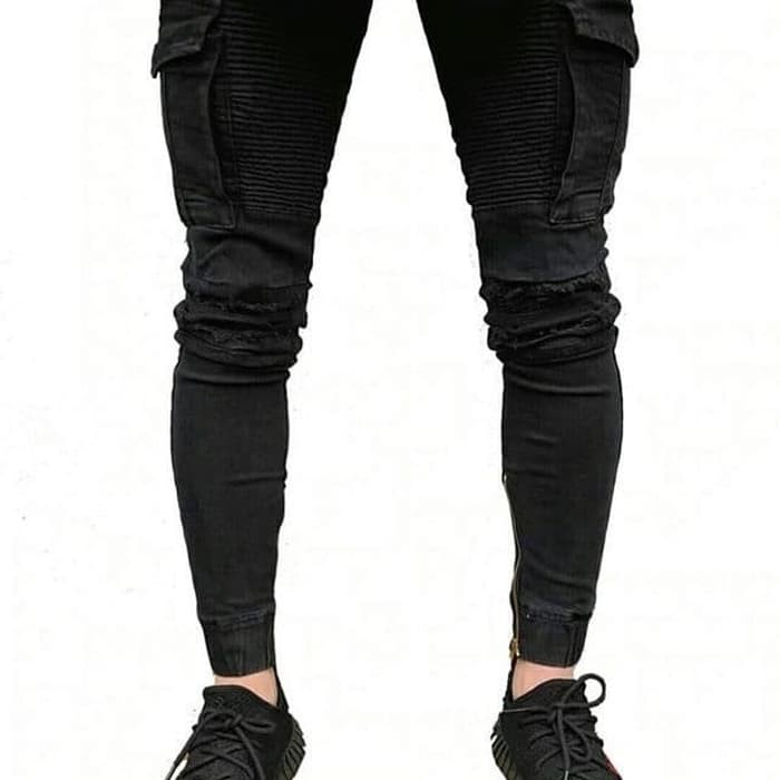 celana jeans pria/biker cargo/biker jeans pria/skinny jeans pria