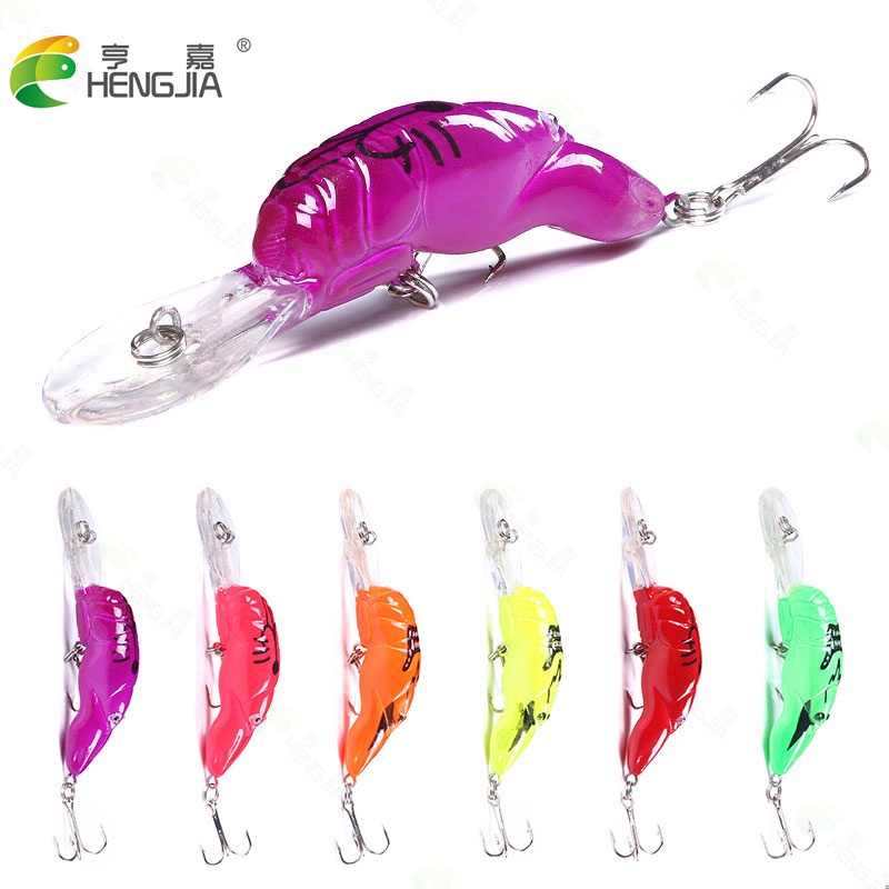 Hengjia 1pc Long Tongue Umpan Pancing Fishing Lure Tiruan Bentuk Ikan Kecil 8.5cm 8.2g Minnow Hard Bait Bahan Plastik Fishing Tackle