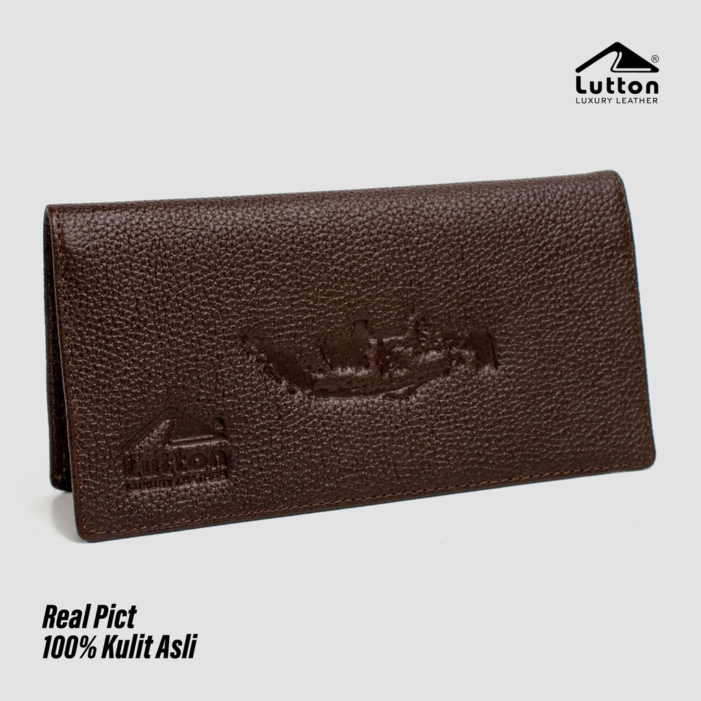 LUTTON - DOMPET KULIT SAPI ASLI 100% PRIA &amp; WANITA - DOMPET PANJANG