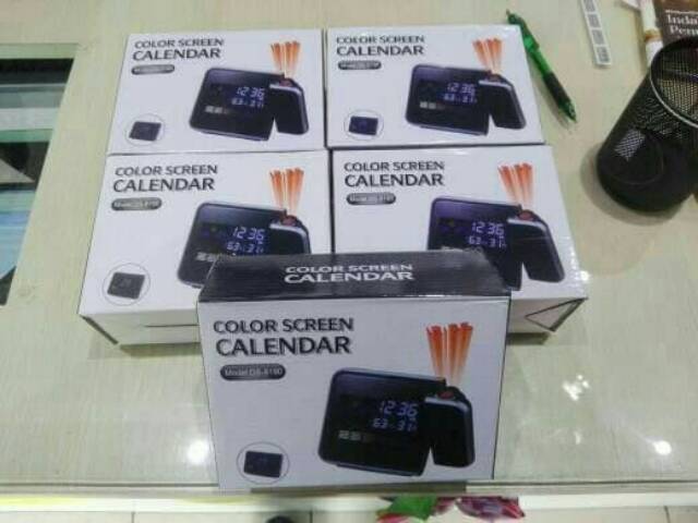 CUCI GUDANG Jam Led Proyektor Jam meja digital proyektor