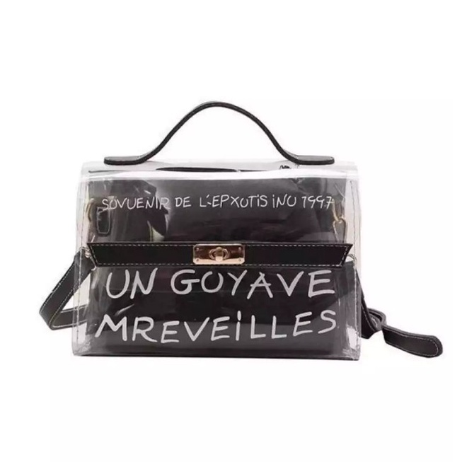 Tas Slempang Transparan UN GOYAVE