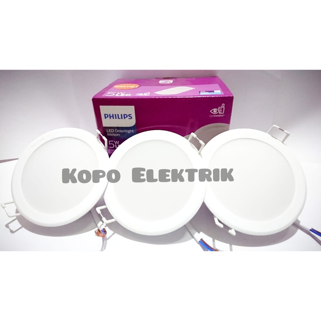 Philips LED Downlight Meson 5 Watt 59447 Paket Beli 2 Gratis 1