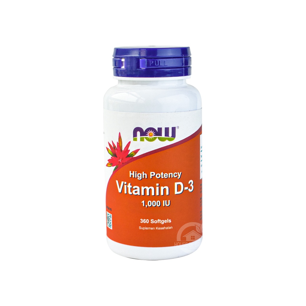 NOW Foods Vitamin D-3 1000 IU 180 &amp; 360 Softgels