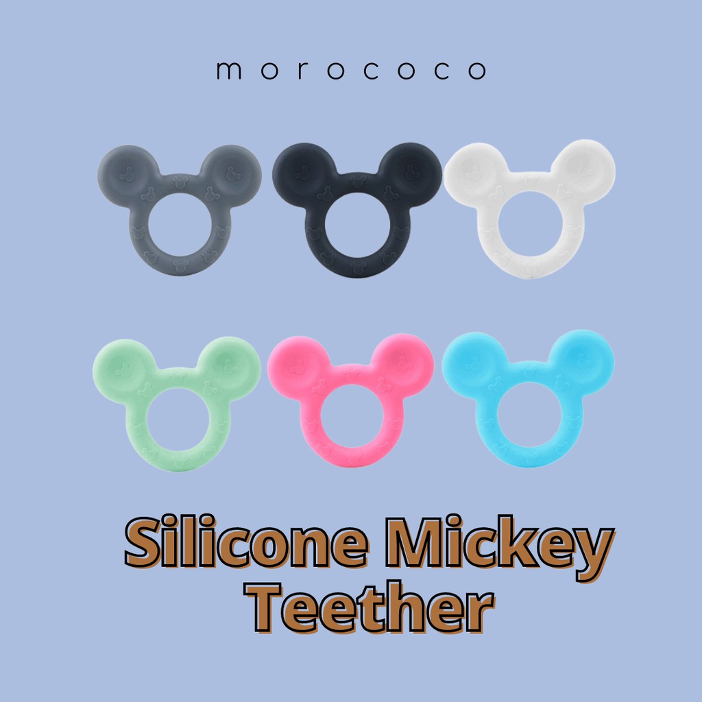 SILICONE BABY TEETHER MICKEY