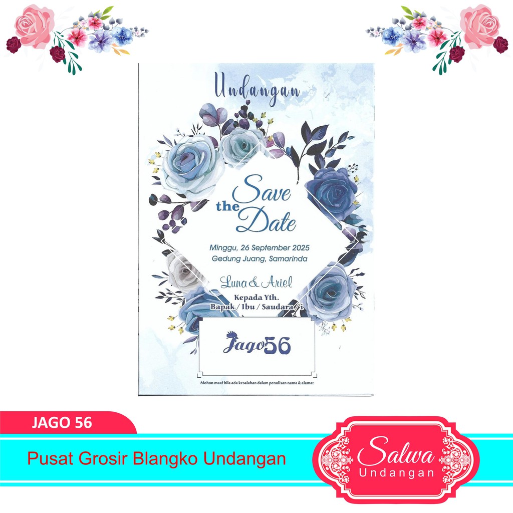 Blangko Undangan Jago 56 Harga Murah