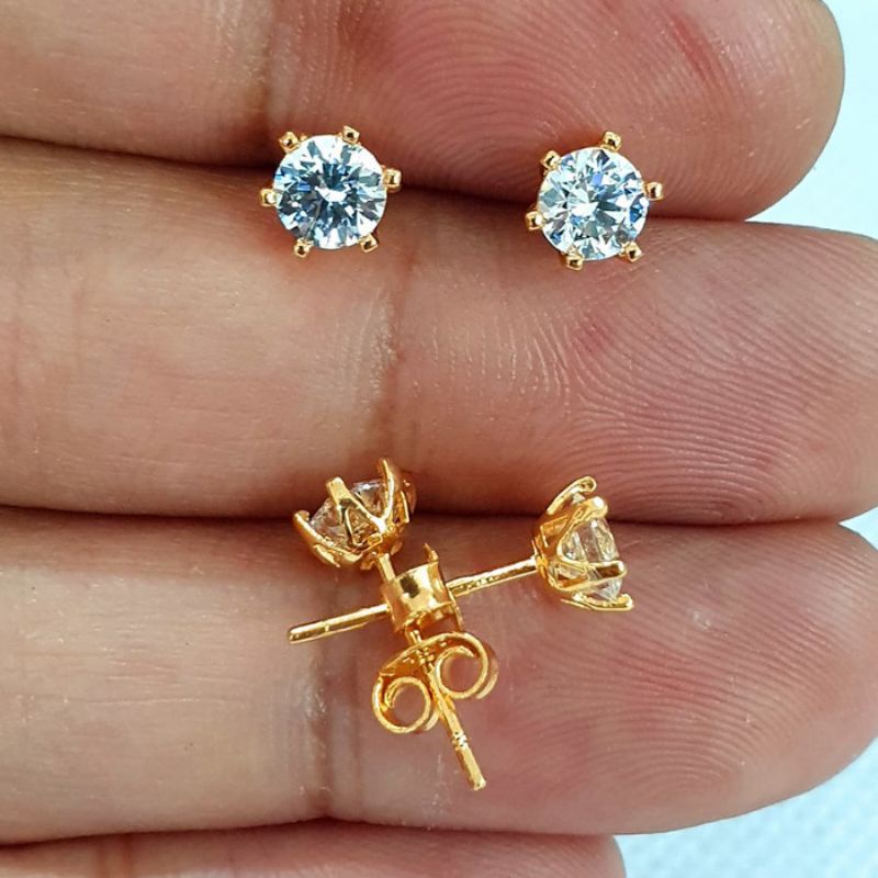 Anting Xuping Tusuk Permata Gold AT23-36 BL