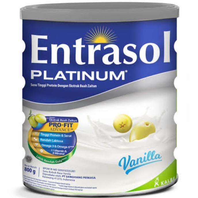 

[COD] Susu entrasol platinum vanila vanilla 800 gr lansia gizi buruk [COD]
