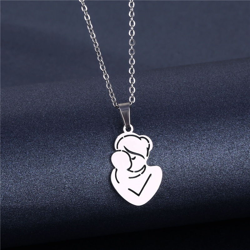 Kalung Liontin Bahan stainless steel Untuk Wanita