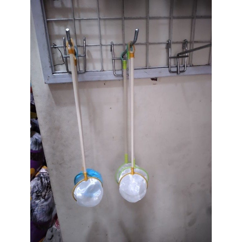 Serokan Ikan Cupang Black Series Mental Stick Seser Saringan Sauk Kutir Cangkang Artemia