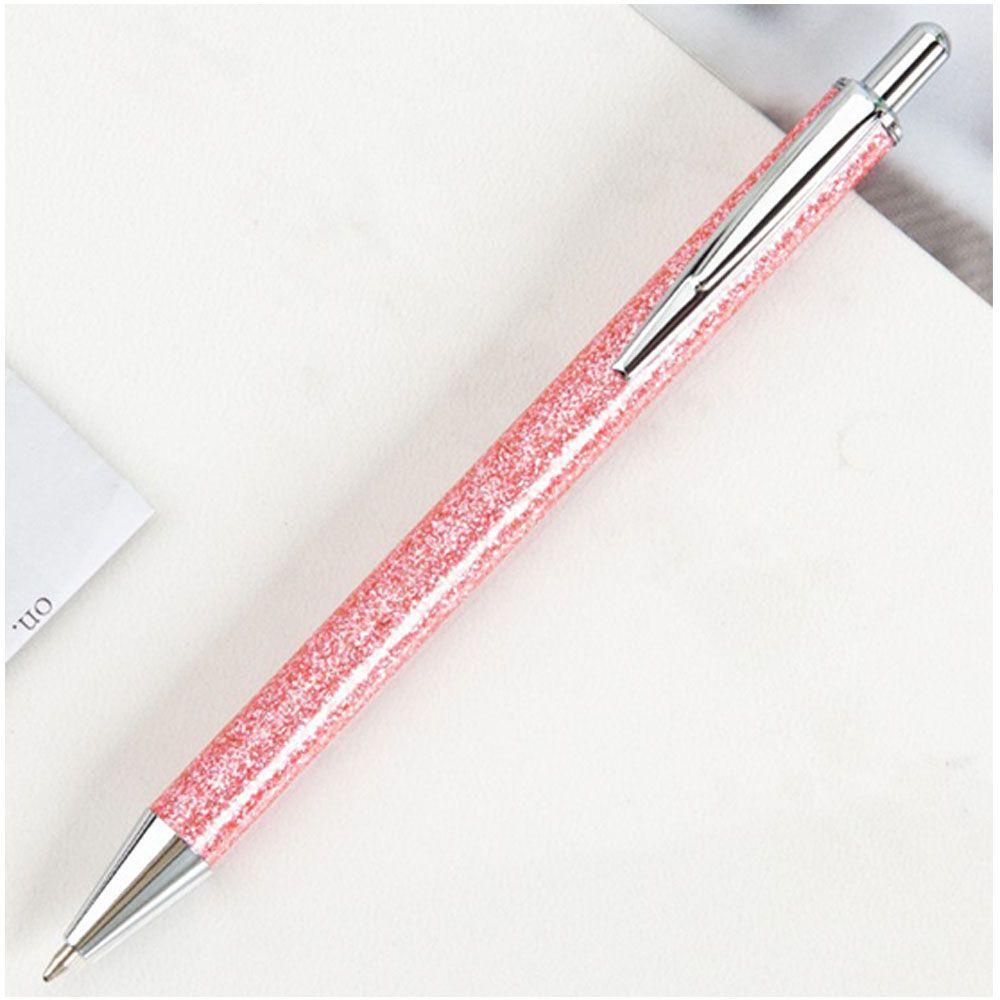 Top ballpoint pen Office Supply Bubuk Emas Alat Tulis Logam