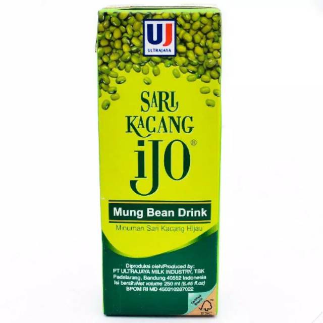 

Sari Kacang Hijau Ultra Jaya 250ml