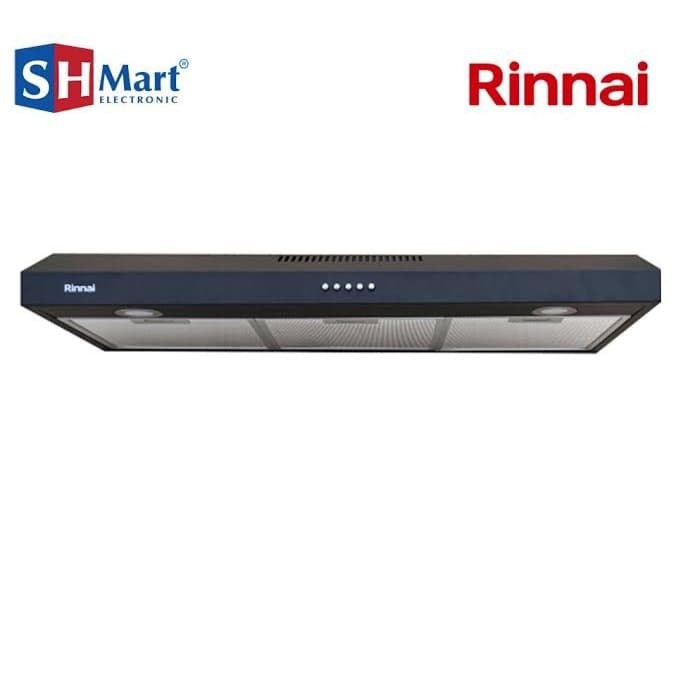 COOKER HOOD RINNAI 90 CM SLIM RH-229B RH229B RH-229SS RH229SS PENGHISAP ASAP DAPUR RINNAI GARANSI RESMI (MEDAN)