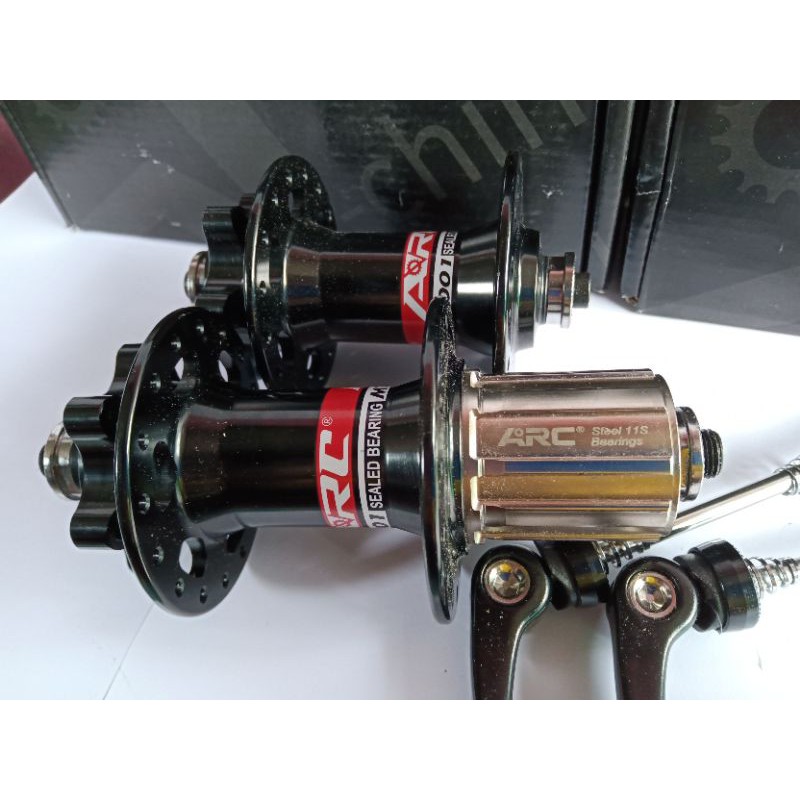 Hub ARC Sealed Bearings 100 - 135 mm 8 Sampai 11 Speed Freehub Arc 32 Hole MT001 Jangkrik Tawon New 