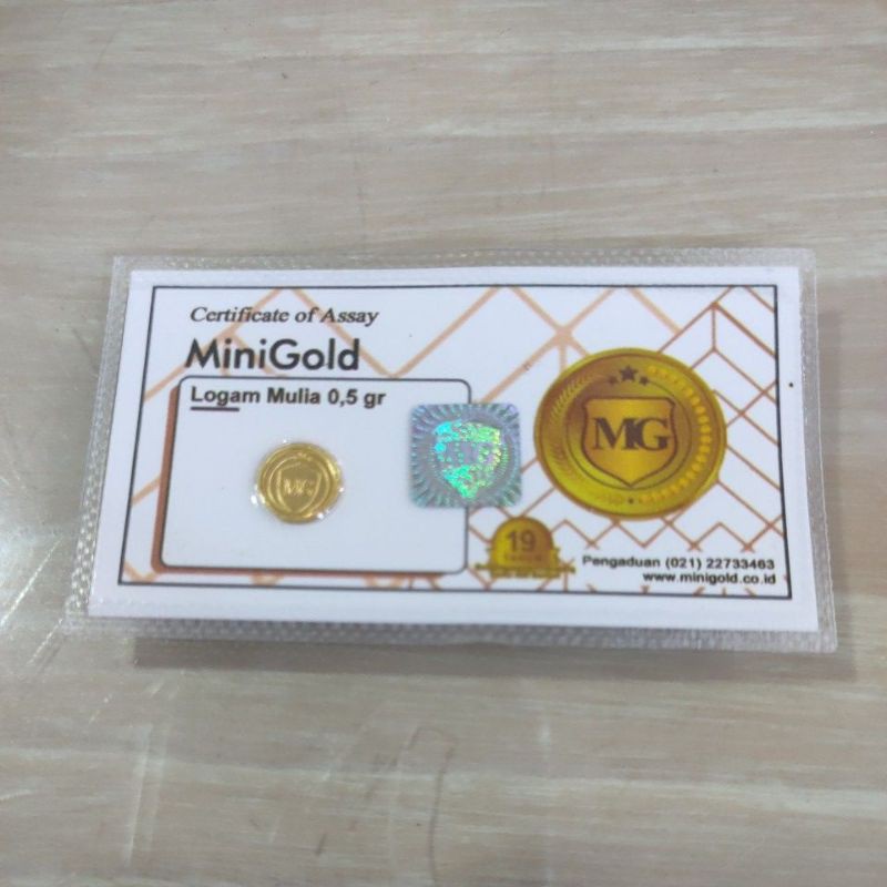 logam mulia mini gold 0.5gr