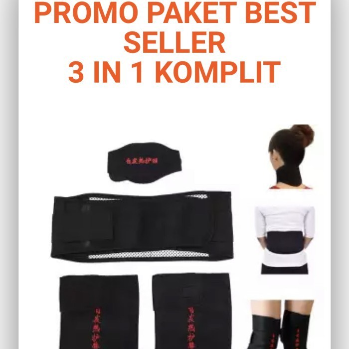 BAROKAH GAMIS sabuk terapi magnet sakit sendi 256 knee magnetik lutut leher pinggang