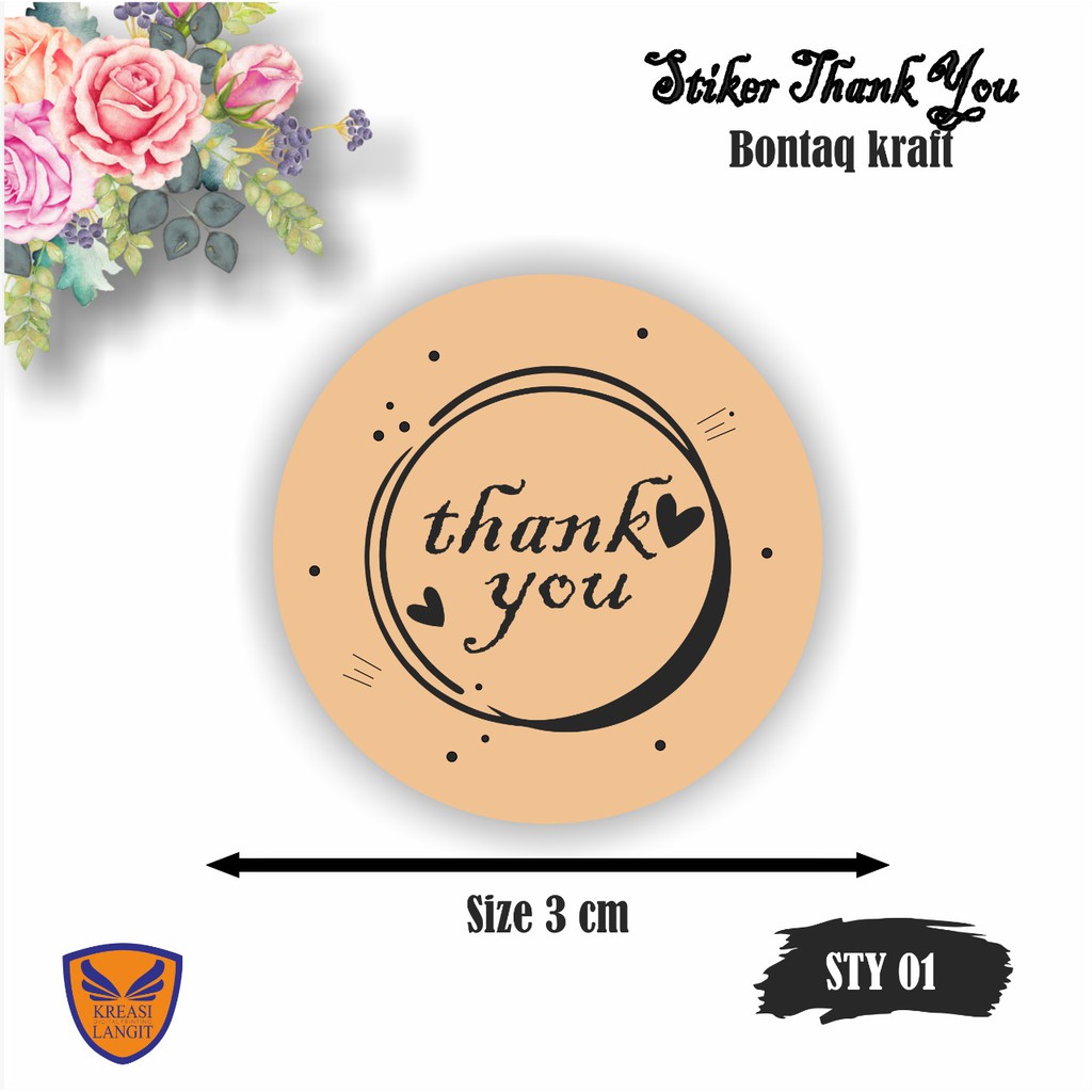 

STIKER THANK YOU / STIKER TERIMA KASIH / STIKER LABEL / STIKER PENGIRIMAN / STIKER LABEL PENGIRIMAN