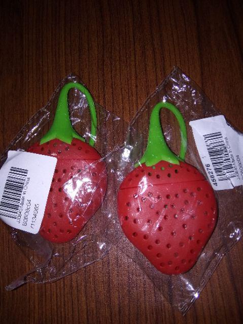 Peralatan Dapur: Saringan/diffuser Daun Teh Bentuk Stroberi