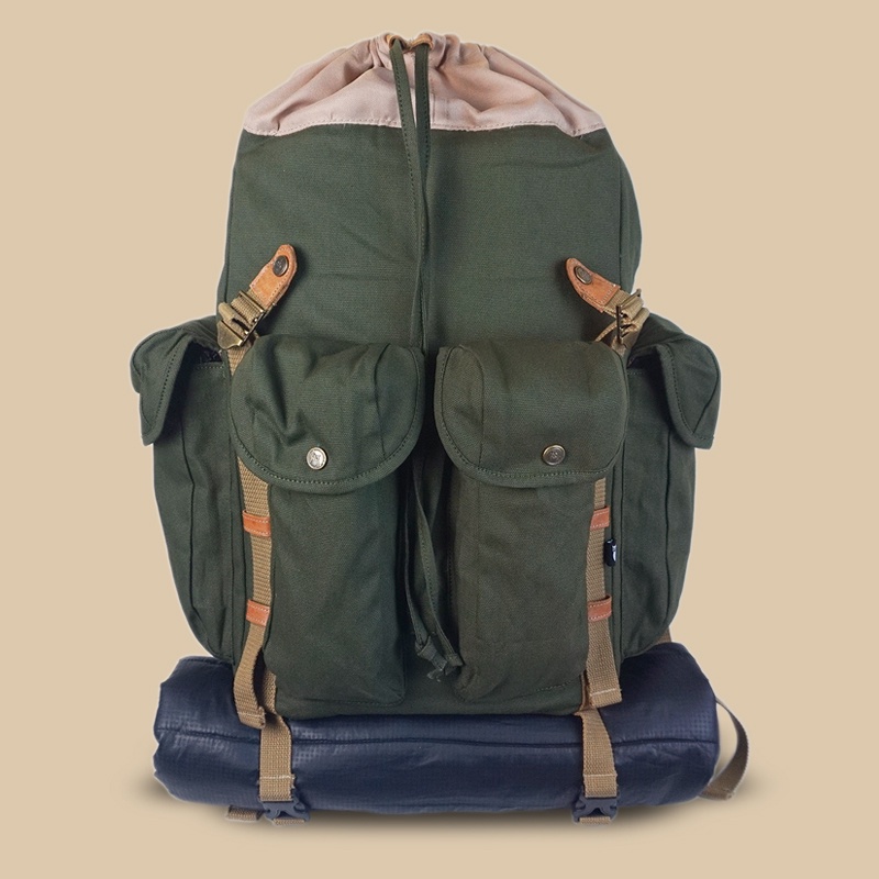 DIVINCES Backpack NGALALANA 2.0 - Tas Ransel Bushcraft Laptop Kanvas BerGARANSI Pria Wanita Kuliah Kerja Sekolah