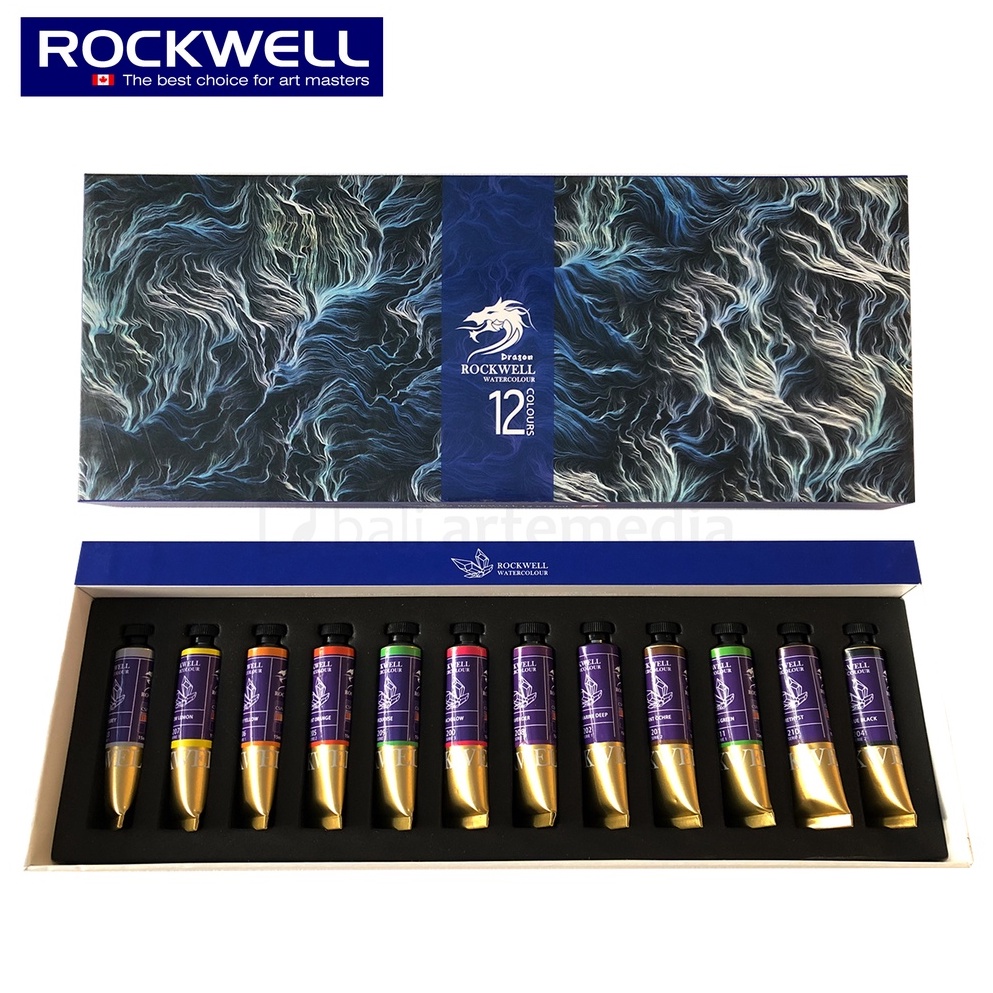 Rockwell Watercolour DRAGON Set 12 x 15ml Tubes