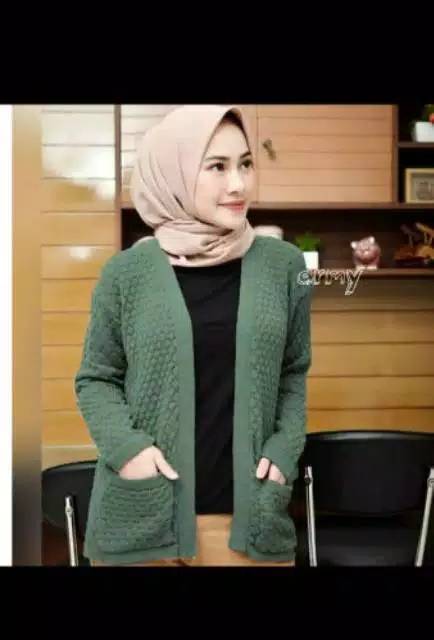 SWEATER POPCRON CARDY RAJUT STORE09 MURAH