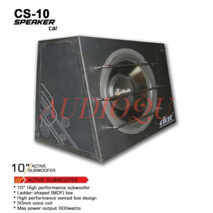 SUBWOOFER AKTIF DAT SOUNDBANK CS-10/ CS 10/ CS10 10 INCH