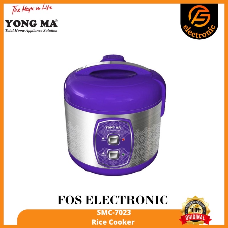 YONG MA RICE COOKER 2 LITER SMC7023 SMC-7023 SMC 7023 -  UNGU