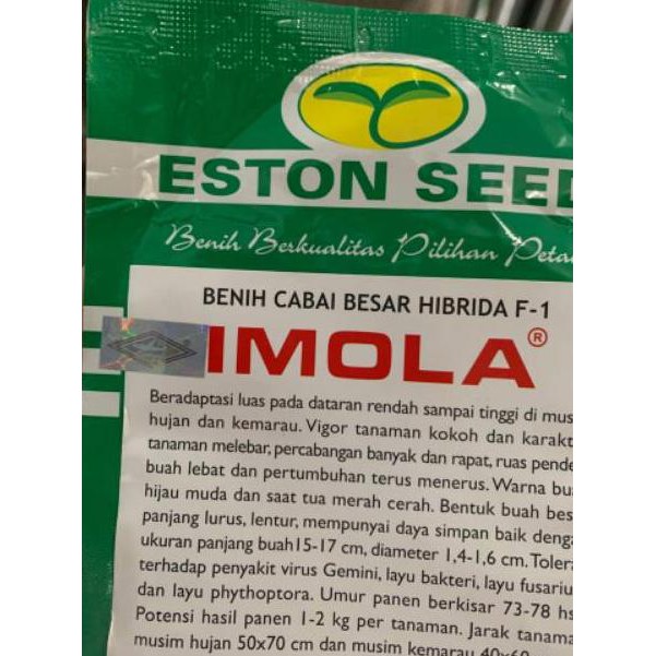Banyak Dipakai.. Benih bibit Cabe cabai lombok besar hibrida f1 IMOLA  10 GRAM
