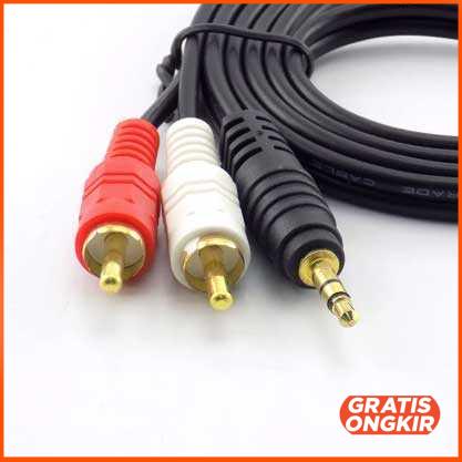 Kabel Audio Jack 3.5mm to RCA Male 2m RC3501 2 meter