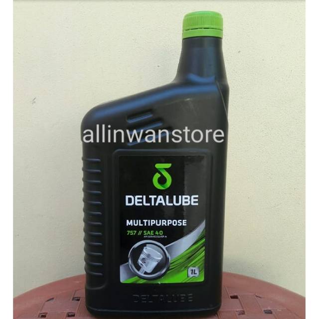 Oli Deltalube Multipurpose 757 SAE 40 API Service SJ / CF-4 isi 1 Liter 1L Multi purpose Original Product 100%