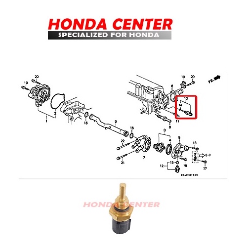 Sensor switch water temperatur civic genio estilo ferio ACCORD cielo  city z crv old odyssey ra6 1992 1993 1994 1995 1996 1997 1998 1999 2000 2001 2002 2003