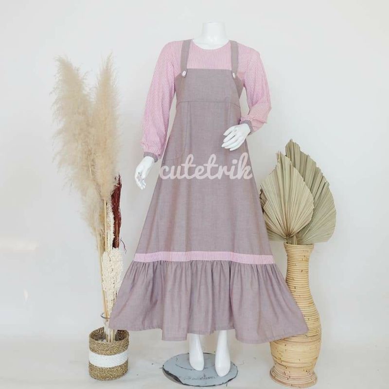 Gamis Kya Pink Cutetrik Dewasa