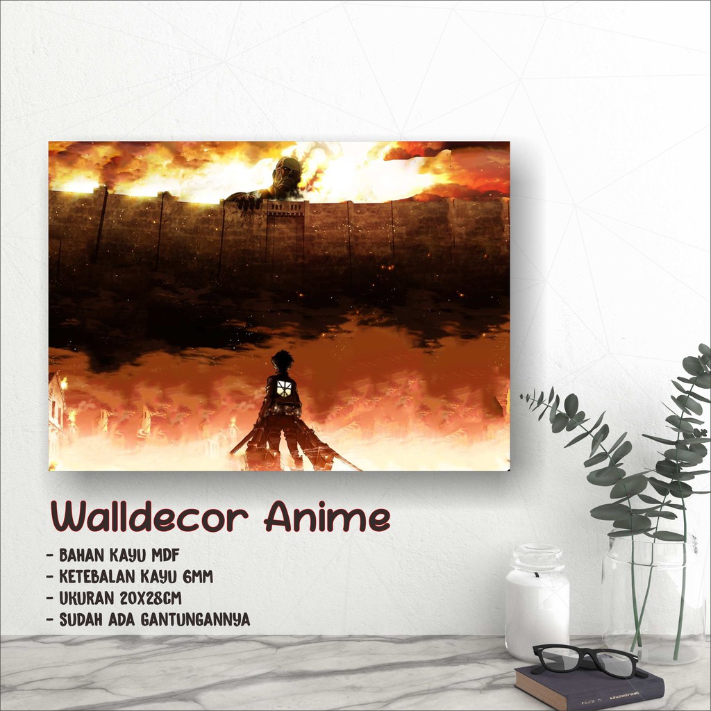 Walldecor Anime Besar Attack On Titan