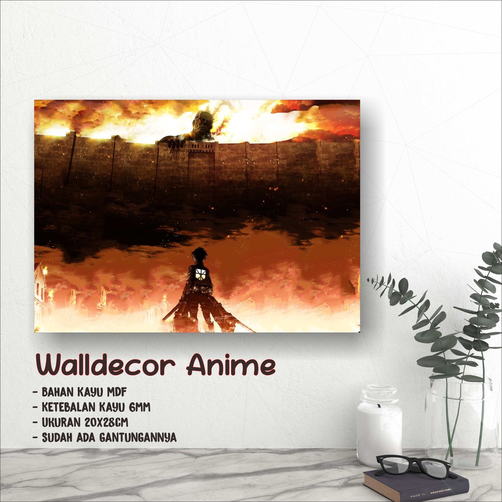 Walldecor Anime Besar Attack On Titan