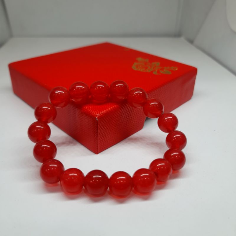 Fourfashion Gelang Giok Untuk Kesehatan Import Natural Asli Batu Alam Pria &amp; Wanita