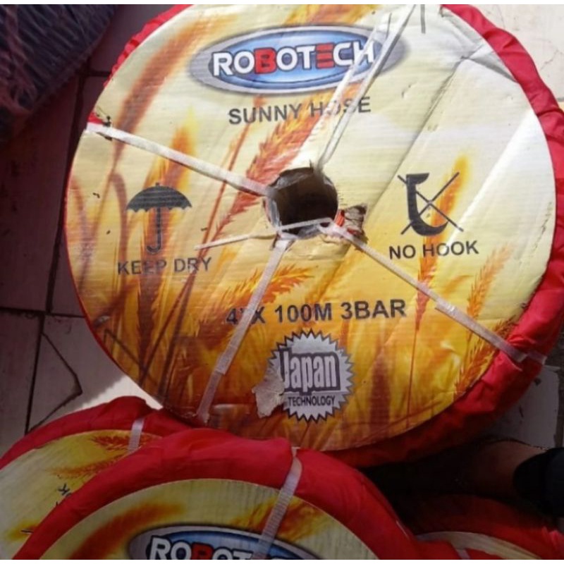 Selang terpal 4"(100meter)Selang pembuangan pompa air sawah irigasi 4"