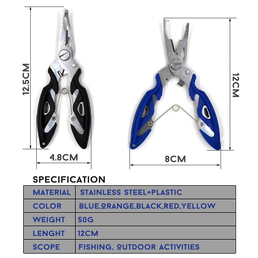 Tang Grip Split Pliers Kail Pancing Mancing Stainless Alat Penjepit Jepit Pecapit Bibir Mulut Ikan