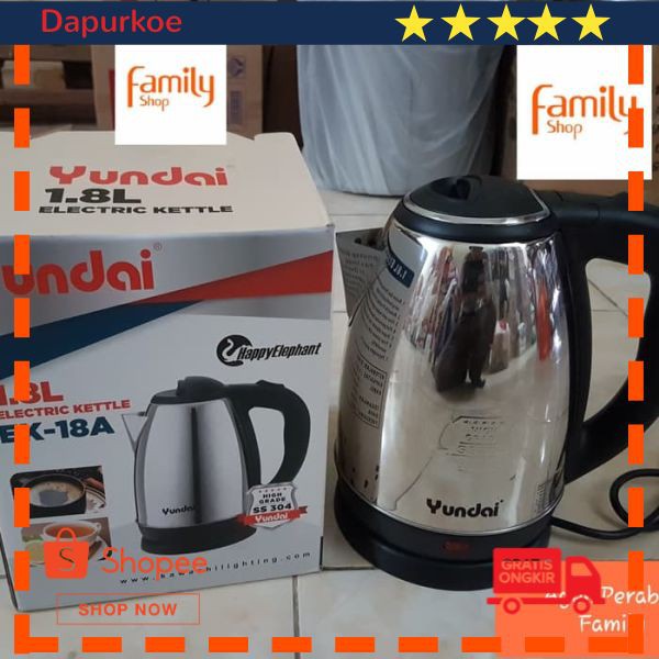 Promo TEKO LISTRIK AIRLUX / ELECTRIC KETTLE STAINLESS 15 L Keren