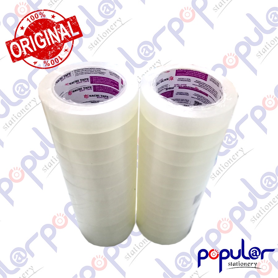 

Lakban Bening / Transparent Nachi 1 Inch / 24 MM