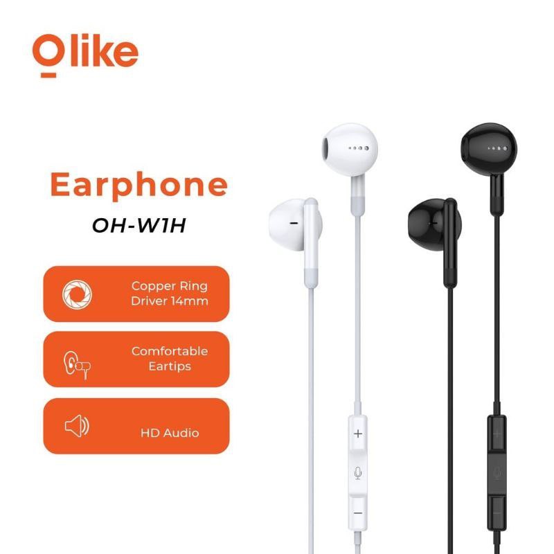 HEADSET OLIKE OH-W1H ORIGINAL earphone olike