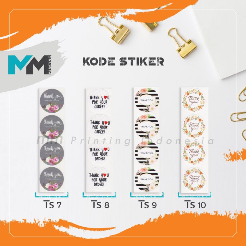 [20pcs] Stiker Thank You/Stiker terima kasih/stiker segel/Stiker segel kemasan [Part 1]-4