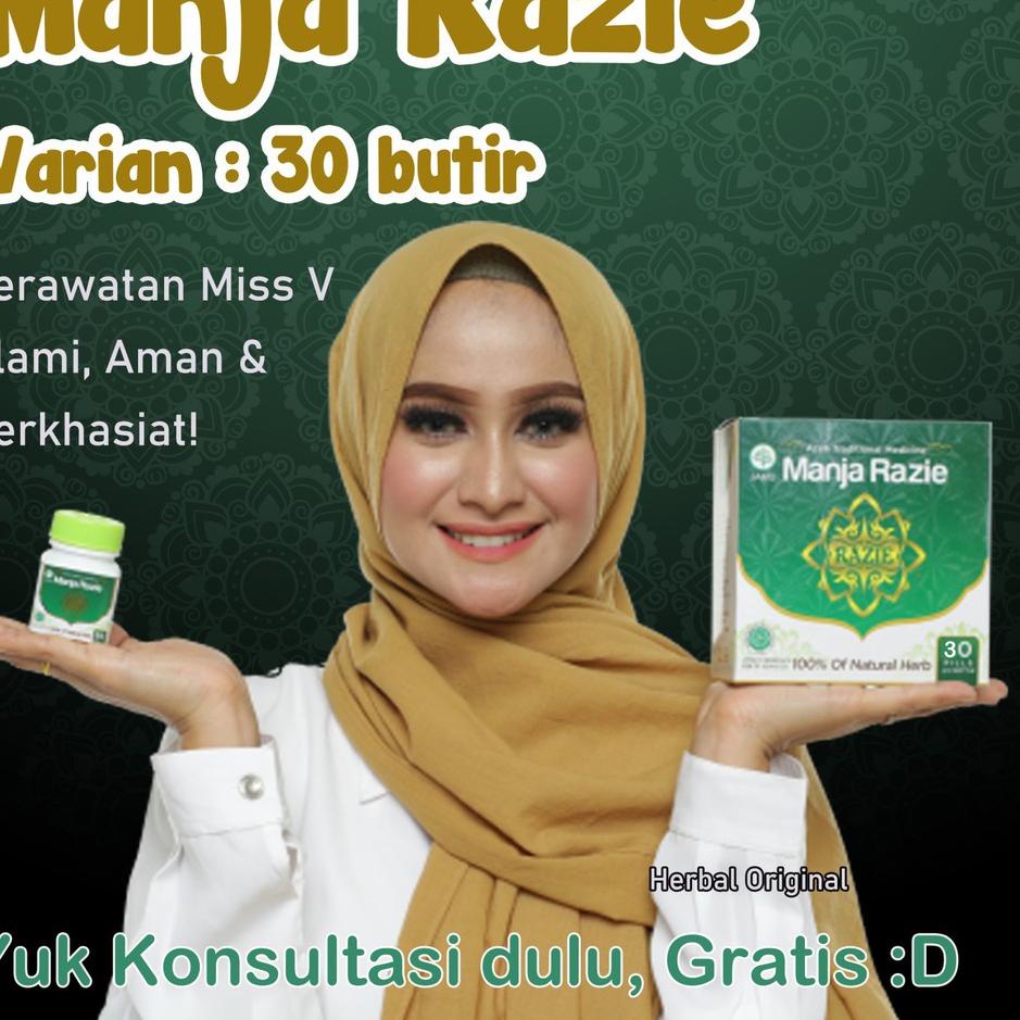 Grosir ManjaRazie / Manjakani Aceh / Jamu Wanita isi 30/60 Butir | Distributor Resmi Pasti Original