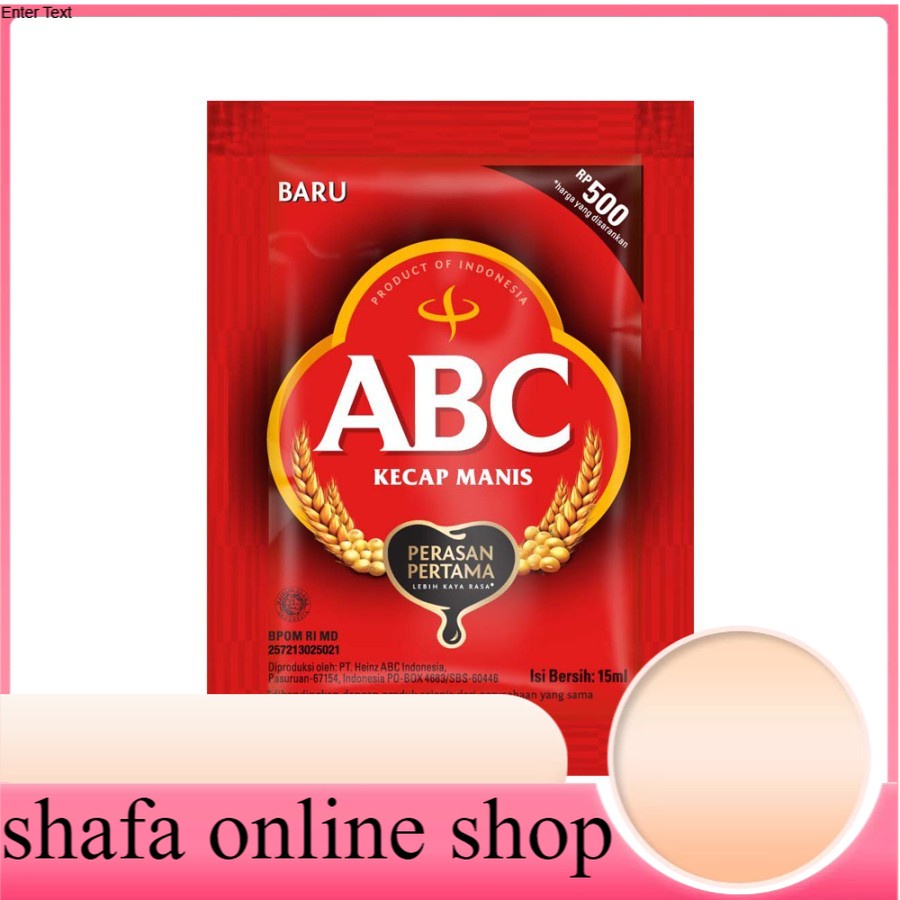 Jual ABC Kecap Sachet 12 X 15 Ml Kecap Manis Abc Kecap Renceng BY SHAFA ...