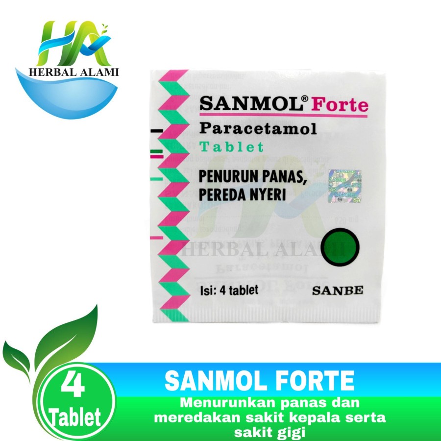 Sanmol Forte Tablet Strip - Sanmol Pacetamol Forte