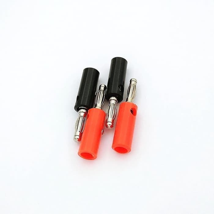 Banana Plug 4mm Steker Terminal Konektor Kabel Audio PCB dll -SA23